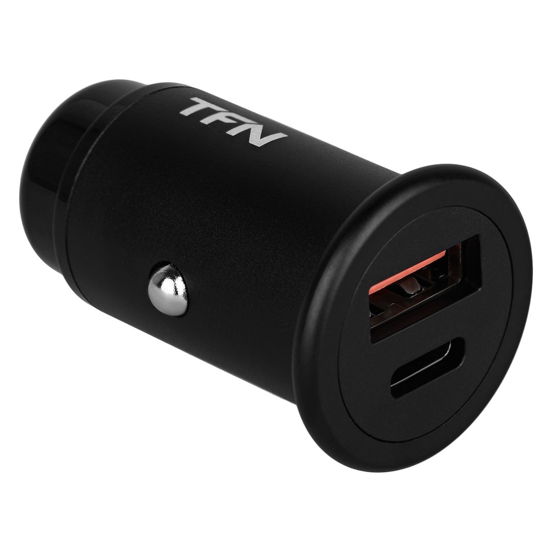 

Автомобильное зарядное устройство TFN RAPID, USB, 1xUSB Type C, 3А, 20 Вт, QC, PD, черный (TFN-CCRPD18W03)
