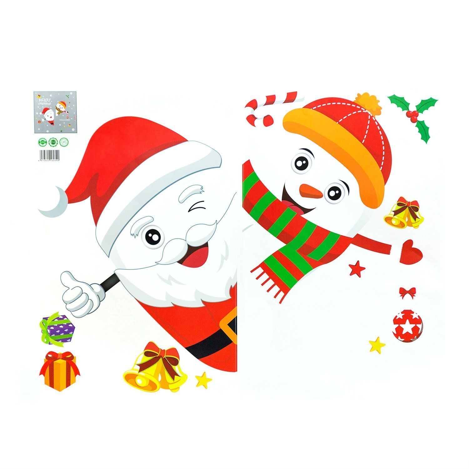 Наклейка витражная New Year 08