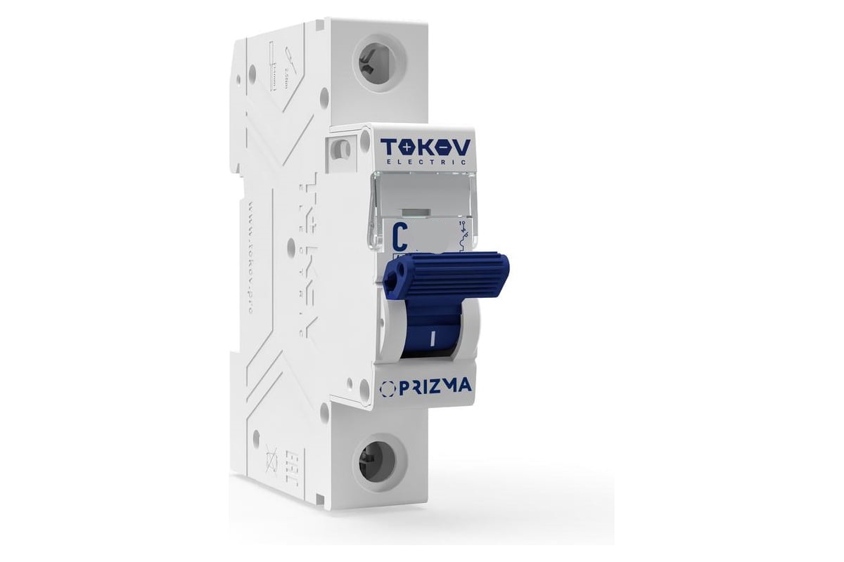 

Выключатель автоматический TOKOV ELECTRIC TKE-PZ45-MCBI-1-6-C PRIZMA однополюсный (1P/1П) 6А C 4.5кА (TKE-PZ45-MCBI-1-6-C), TKE-PZ45-MCBI-1-6-C