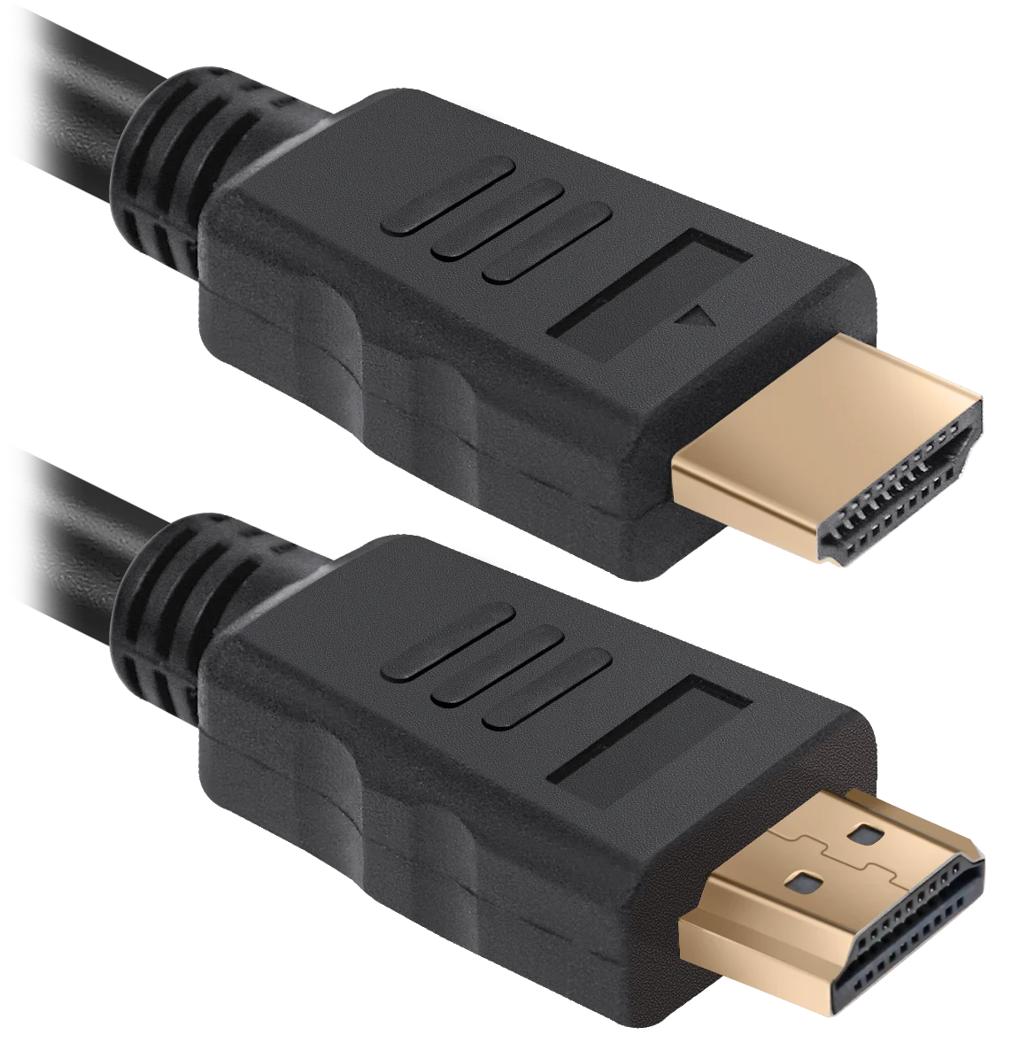 

Кабель HDMI(19M)-HDMI(19M) v2.0 4K, экранированный, 2 м, черный Defender HDMI 08 (87336), HDMI 08