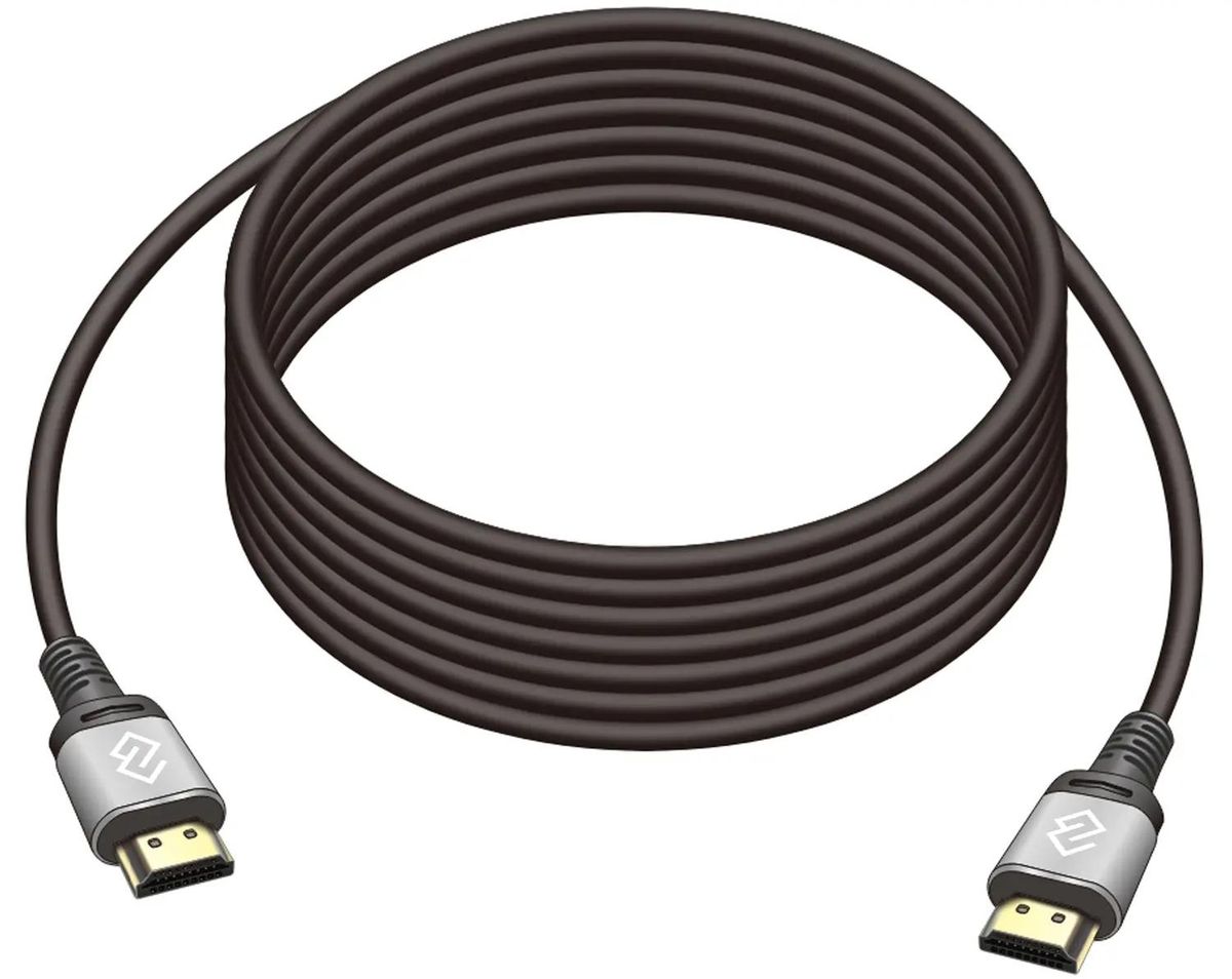 

Кабель HDMI(19M)-HDMI(19M) v2.0 4K, экранированный, 5 м, черный DIGMA D-HDMI-V2.0-5M (D-HDMI-V2.0-5M), D-HDMI-V2.0-5M