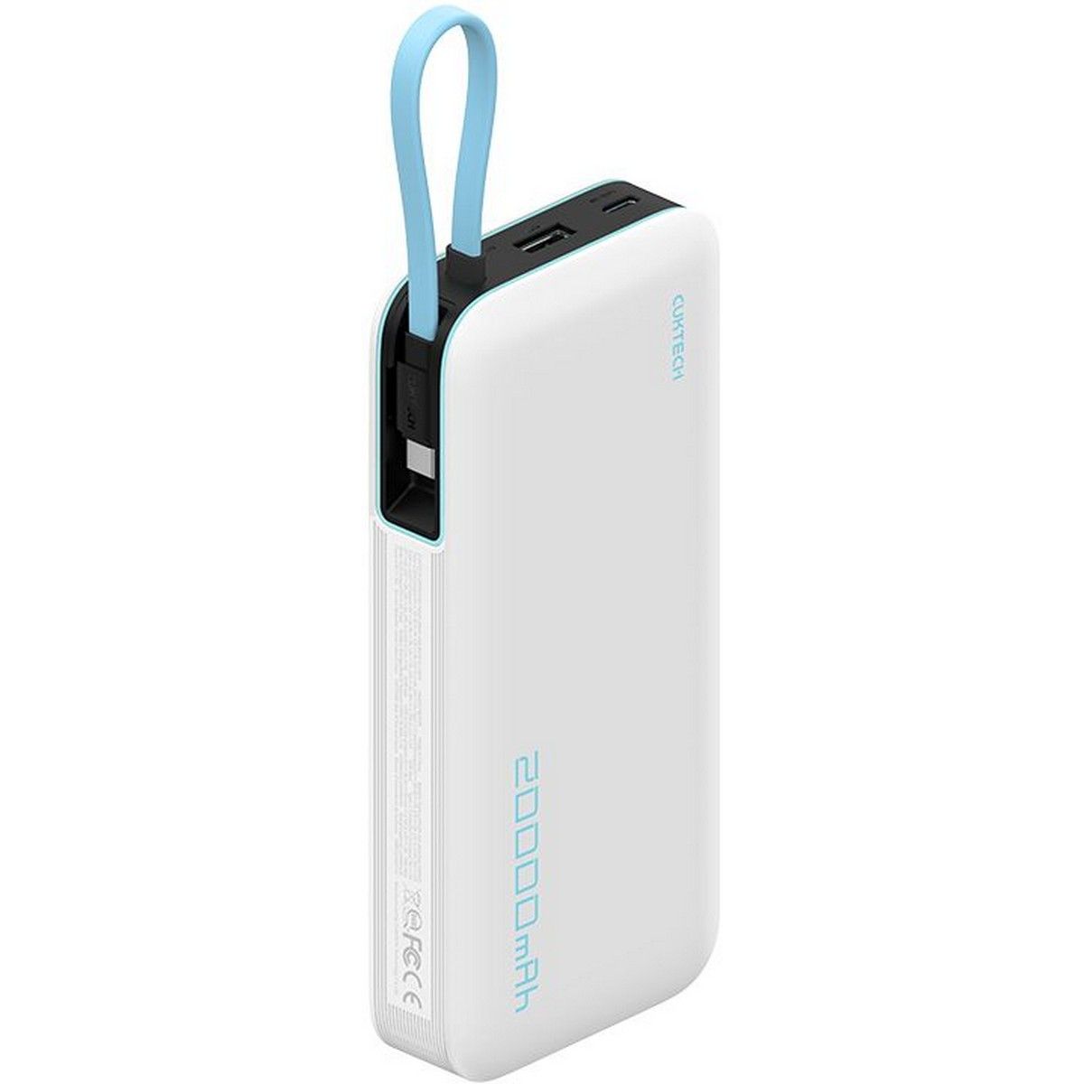 Портативный аккумулятор (Powerbank) CUKTECH PB200N, 20000 мА·ч, белый