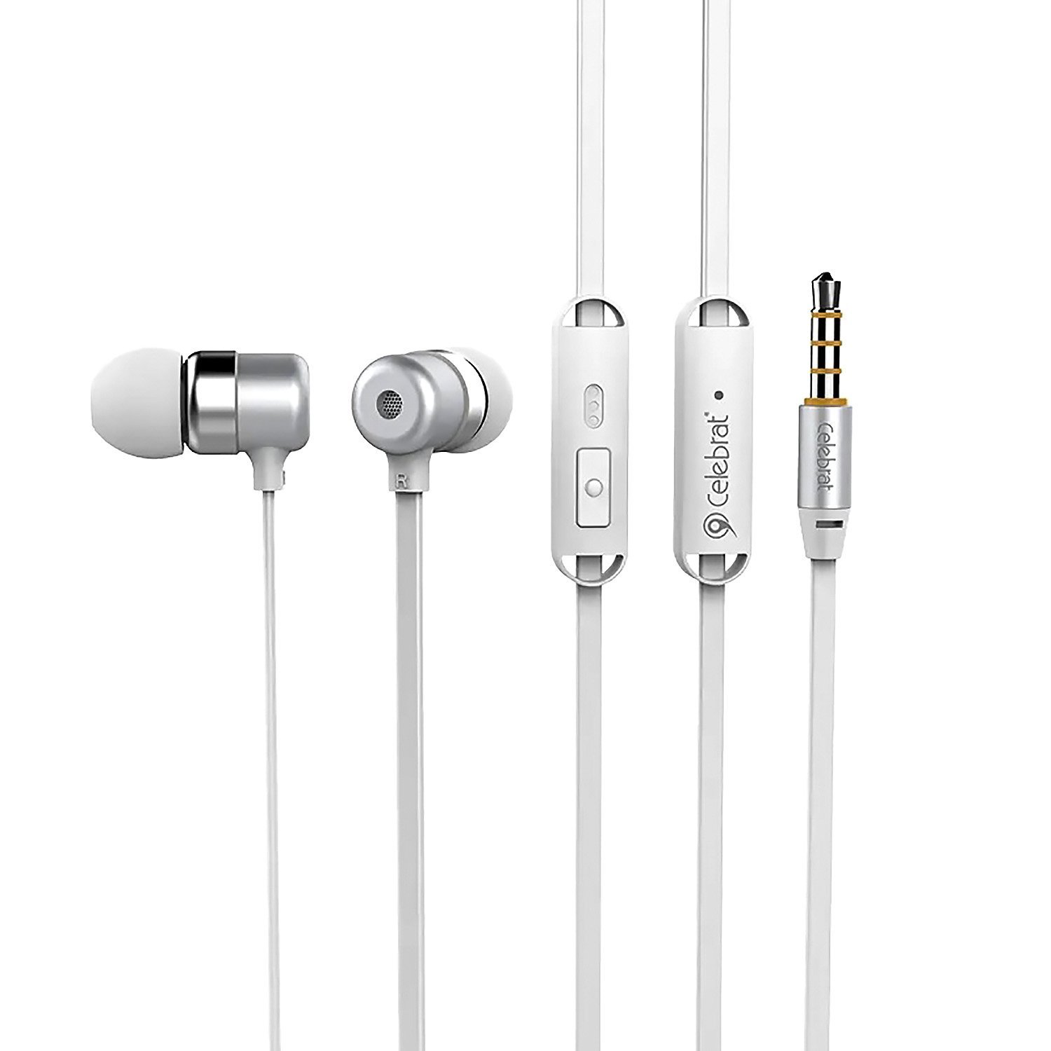 

Проводная гарнитура Celebrat G2, Jack 3.5mm, белый (106439), G2