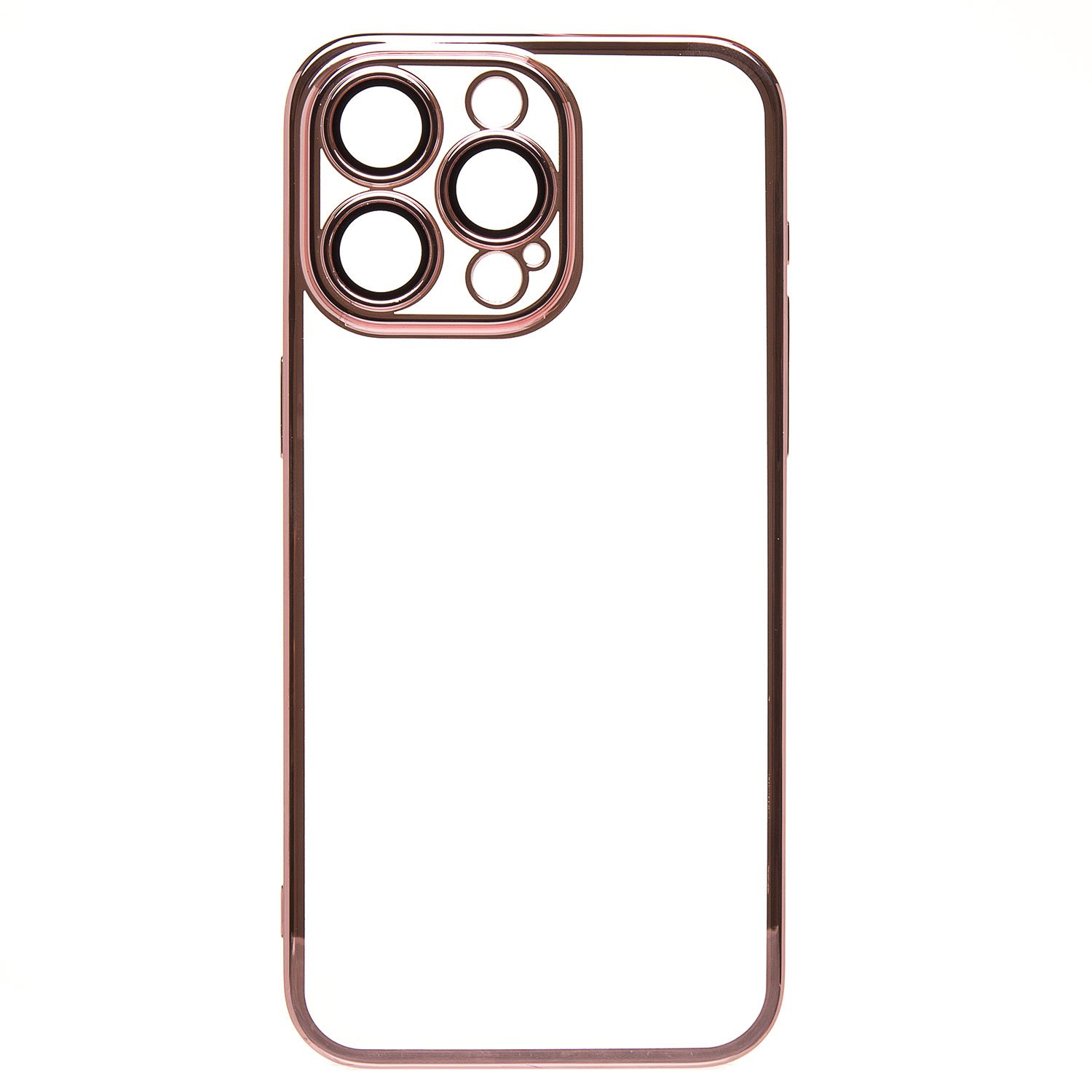 

Чехол-накладка Activ PC073 для смартфона Apple iPhone 15 Pro Max, пластик, силикон, розовое золото (222639)