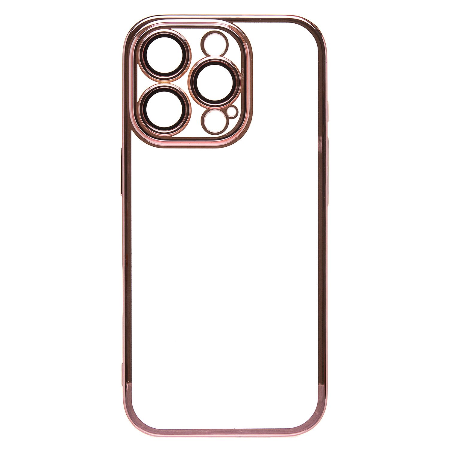 

Чехол-накладка Activ PC073 для смартфона Apple iPhone 16 Pro, пластик, силикон, розовое золото (236470)