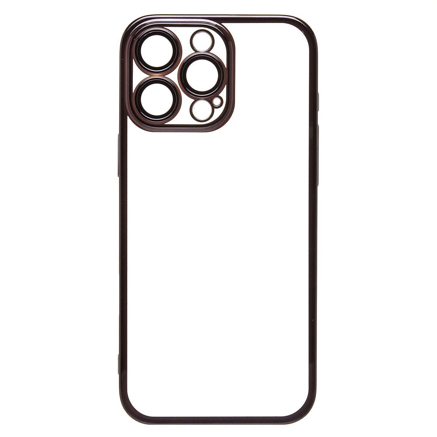 

Чехол-накладка Activ PC073 для смартфона Apple iPhone 16 Pro Max, пластик, силикон, черный (236464)
