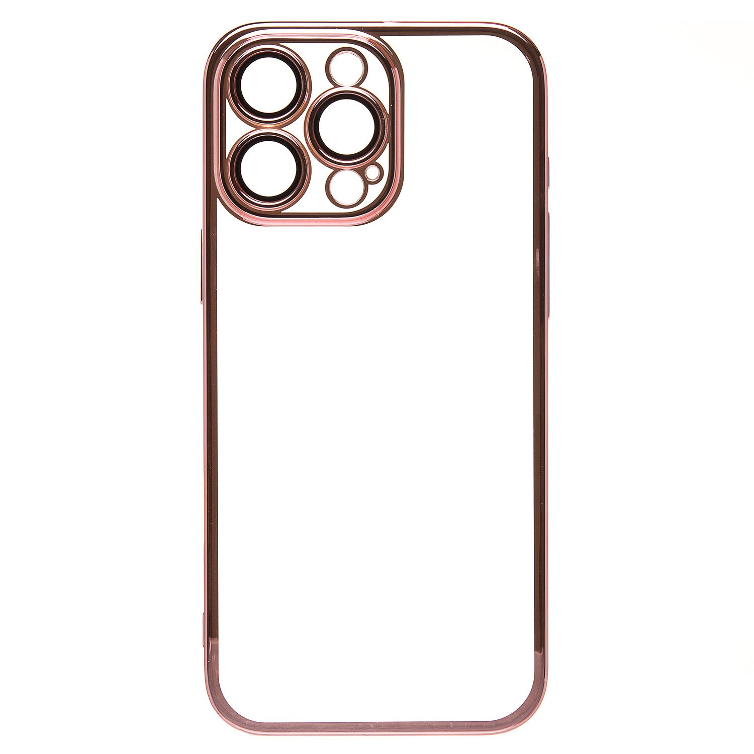 

Чехол-накладка Activ PC073 для смартфона Apple iPhone 16 Pro Max, пластик, силикон, розовое золото (236462)