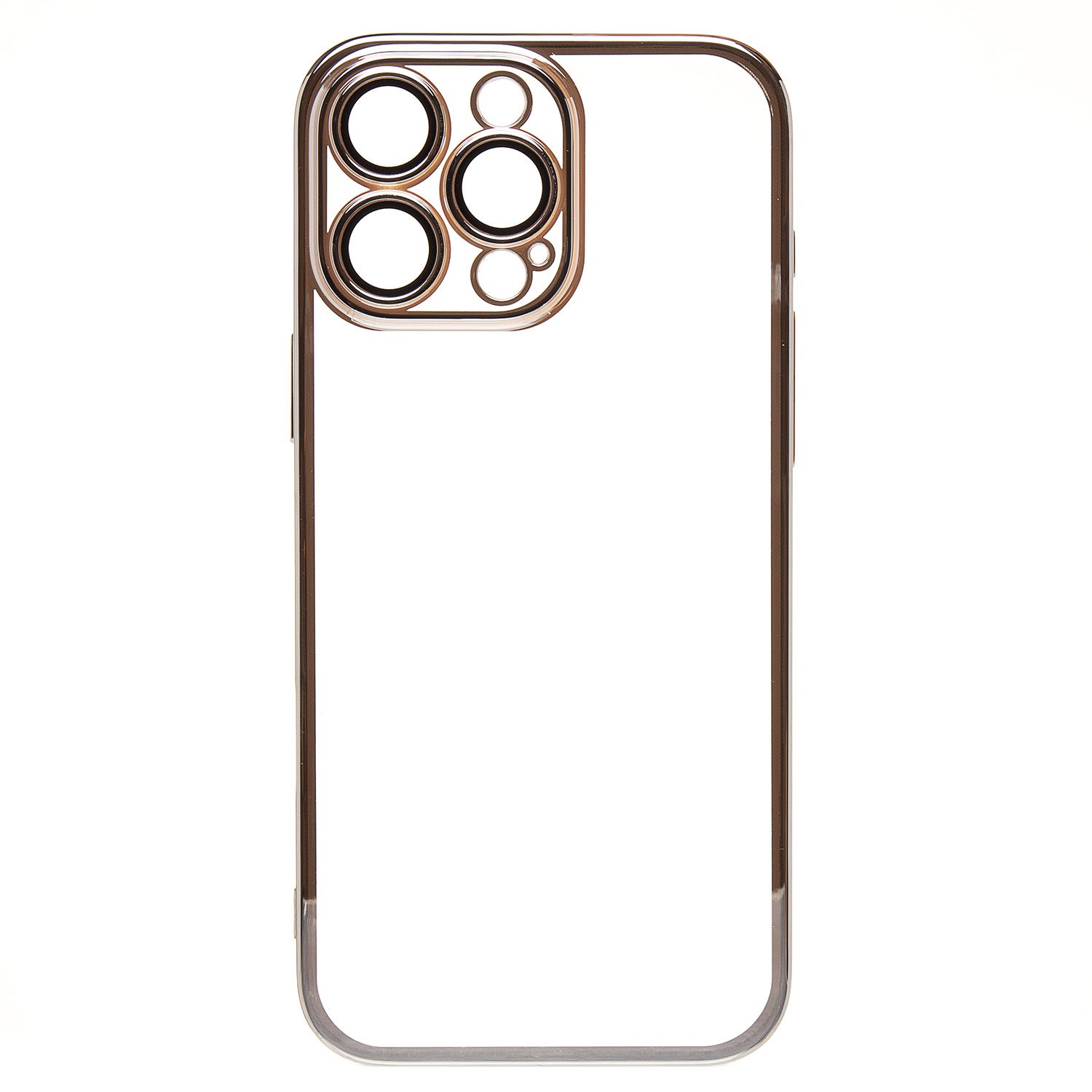 

Чехол-накладка Activ PC073 для смартфона Apple iPhone 16 Pro Max, пластик, силикон, серебристый (236465)
