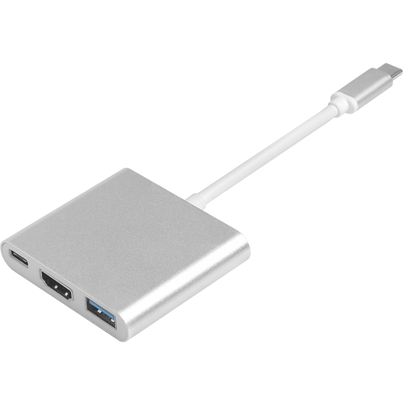 Кабель-переходник адаптер USB 20 Type-CM-USB Type C-mUSB 30 AfHDMI19F белый GCR GCR-AP24 GCR-AP24 4850₽