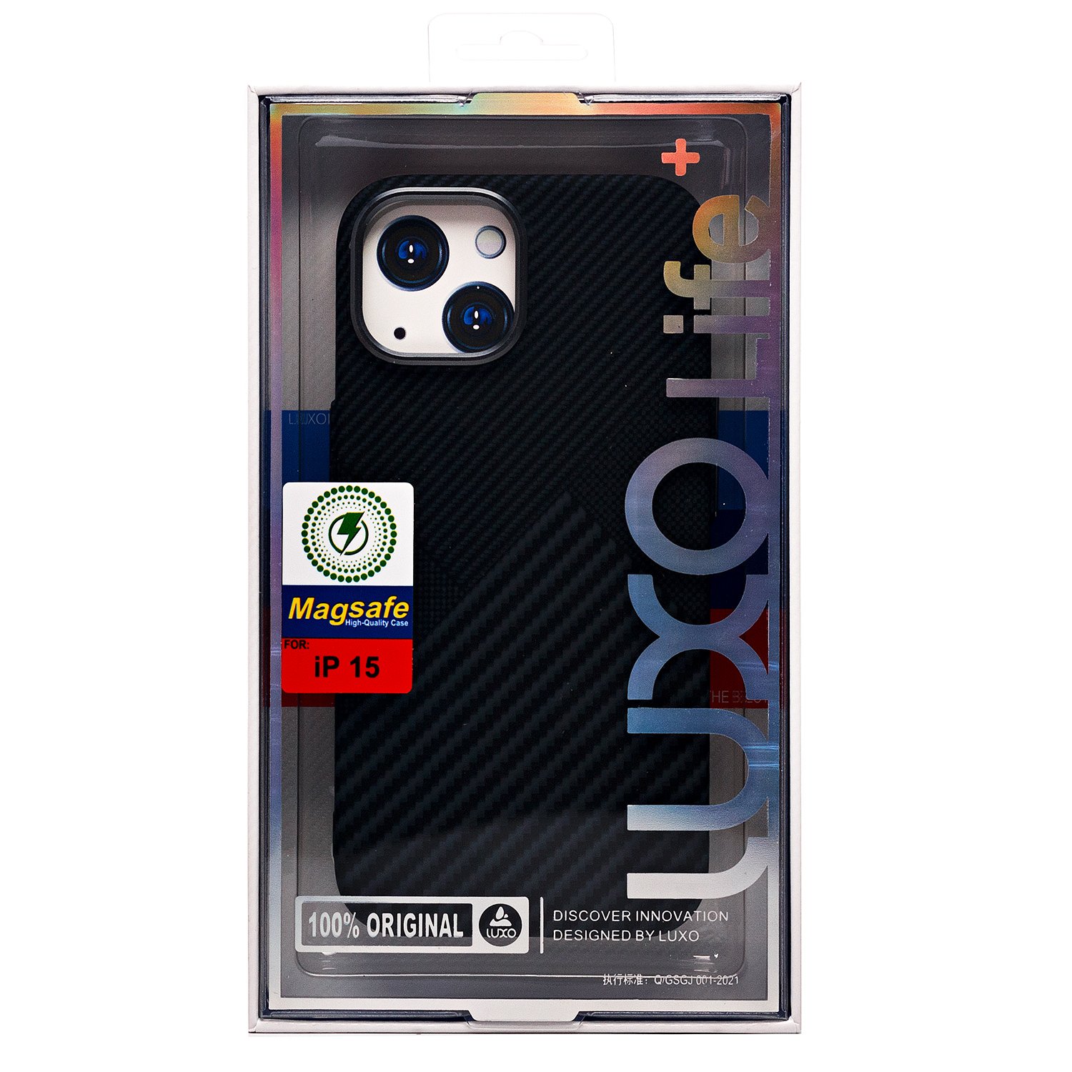 

Чехол-накладка Luxo Creative PC для смартфона Apple iPhone 15, TPU, черный 122 (235837)
