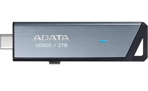 

Флешка 2Tb USB 3.2 Gen2 Type-C ADATA Elite UE800, серый (AELI-UE800-2T-CSG)