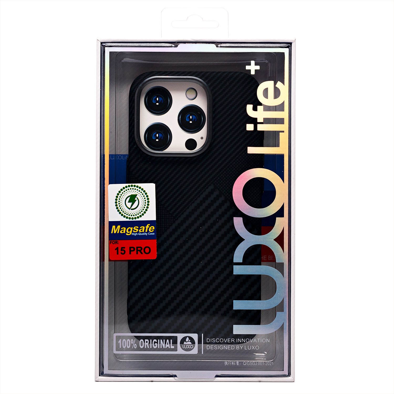 

Чехол-накладка Luxo Creative PC для смартфона Apple iPhone 15 Pro, TPU, черный 122 (235848)