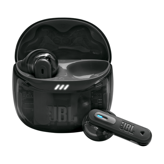 

Наушники TWS JBL Tune Flex 2 Ghost Edition, черный/прозрачный (JBLTFLEX2GBLK), Tune Flex 2 Ghost Edition