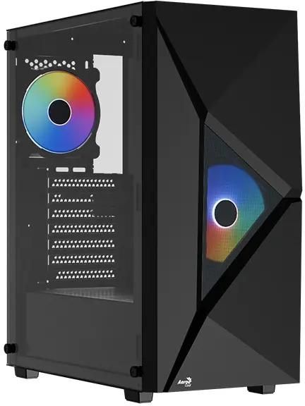Корпус AeroCool Player-G-BK-v1, Midi-Tower, без БП, черный