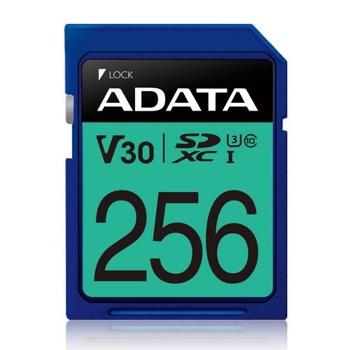 Карта памяти 256Gb SDXC ADATA Class 10 UHS-I U3 V30 ASDX256GUI3V30S-R 2750₽