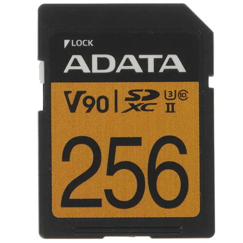 Карта памяти SDXC ADATA 256Gb Class 10 UHS-II U3 (ASDX256GUII3CL10-C)