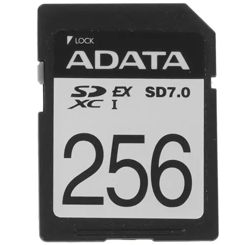Карта памяти SDXC ADATA 256Gb Class 10 UHS-I U3 (ASD256GEX3L1-C)