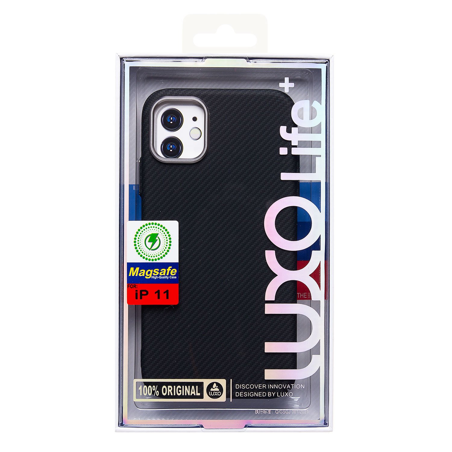 

Чехол-накладка Luxo Creative PC для смартфона Apple iPhone 11, TPU, черный 123 (235888)