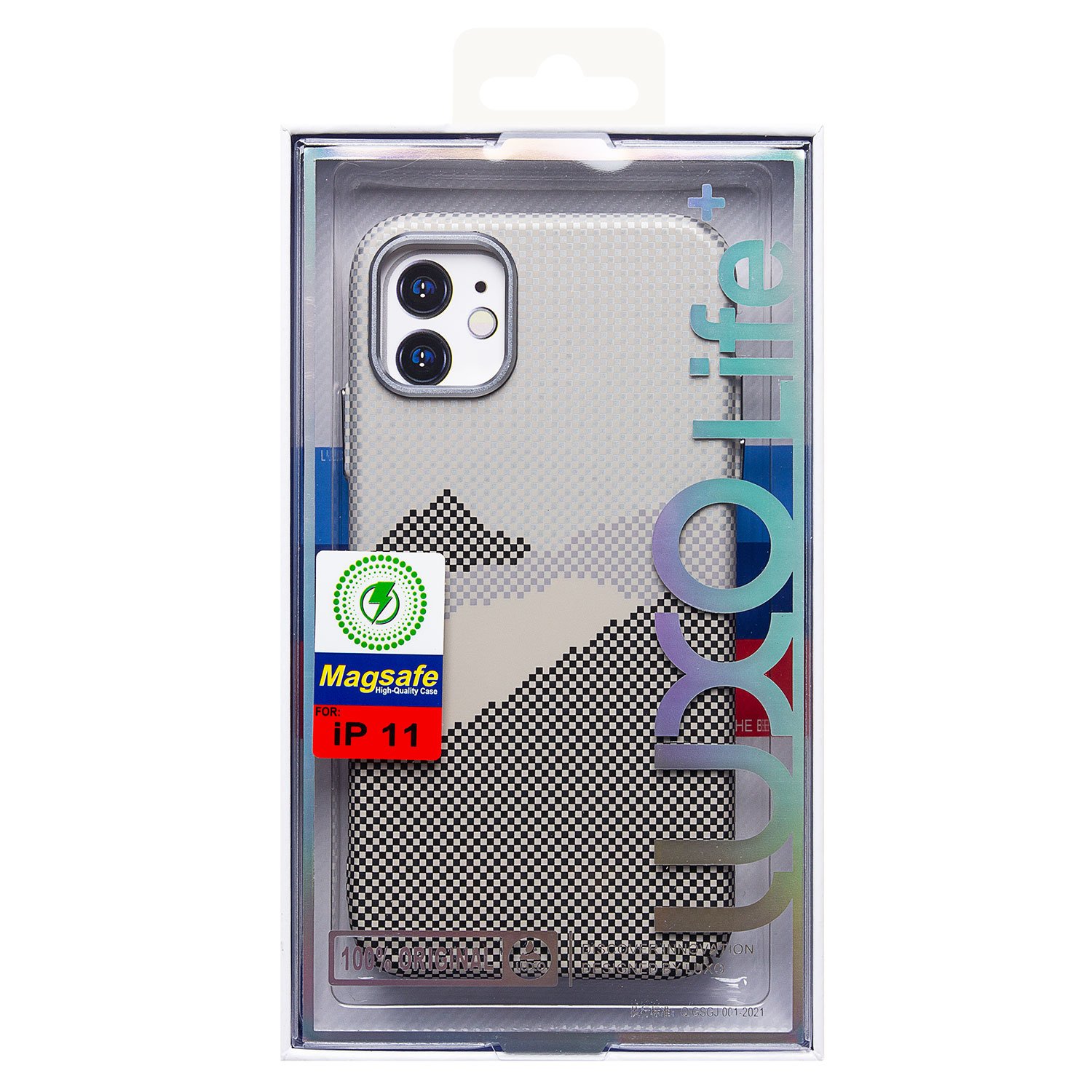 

Чехол-накладка Luxo Creative PC для смартфона Apple iPhone 11, TPU, серый 125 (235890)