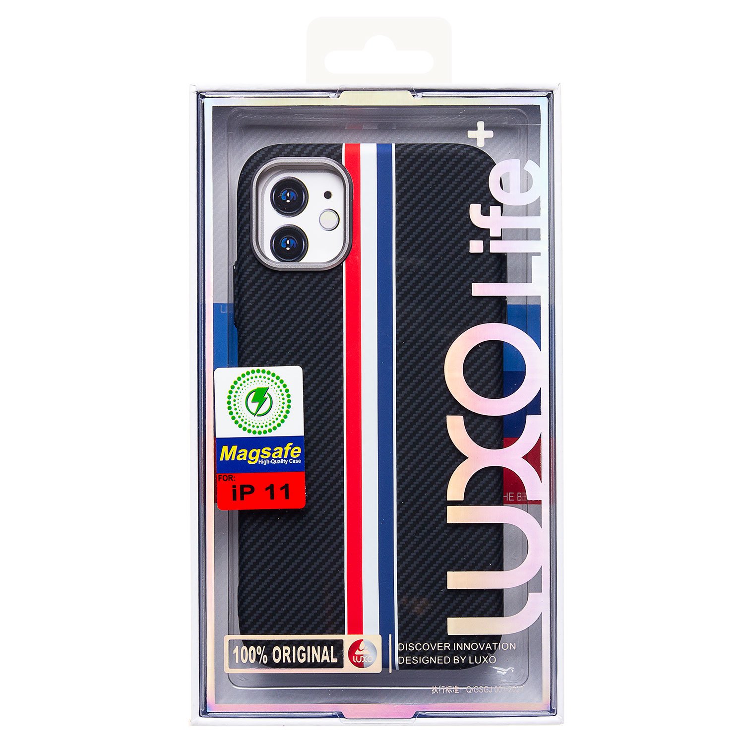 

Чехол-накладка Luxo Creative PC для смартфона Apple iPhone 11, TPU, черный 129 (235894)