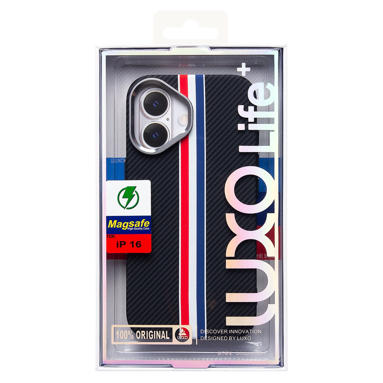 

Чехол-накладка Luxo Creative PC для смартфона Apple iPhone 16, TPU, черный 129 (235588)
