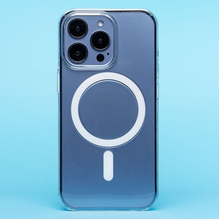 

Чехол-накладка ORG PC Clear Case SafeMag для смартфона Apple, силикон, прозрачный (236391)