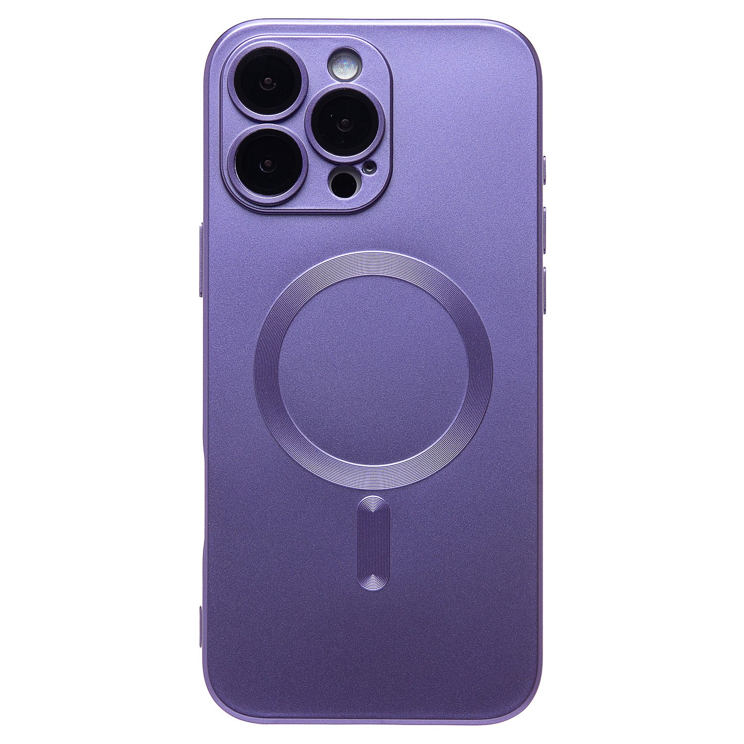 

Чехол-накладка Activ SM020 Matte SafeMag для смартфона Apple iPhone 16 Pro Max, силикон, пурпурный (237542)
