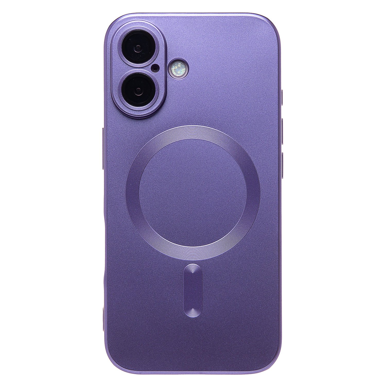 

Чехол-накладка Activ SM020 Matte SafeMag для смартфона Apple iPhone 16, силикон, пурпурный (237540)