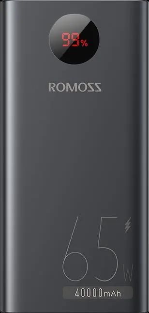 

Портативный аккумулятор (Powerbank) Romoss PEA40 Pro, 40000 мА·ч, 3xUSB, 3А, Type-C, QC, PD, черный (PEA40 PRO), PEA40 Pro