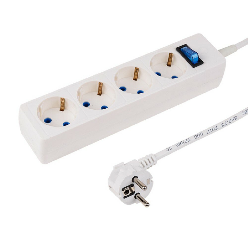

Сетевой фильтр PROconnect STANDARD, 4-розетки, 5 м, белый (11-7232), STANDARD