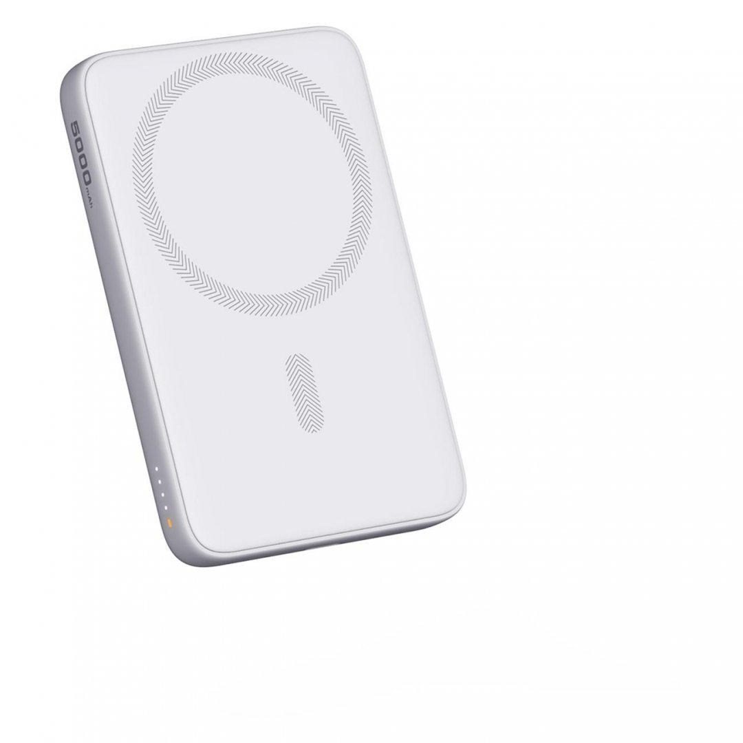 

Портативный аккумулятор (Powerbank) Aukey Magnetic 5000 White, 5000 мА·ч, 1xUSB, 3А, Type-C, QC, PD, QI, белый (APB-PB-MS03WH), Magnetic 5000 White
