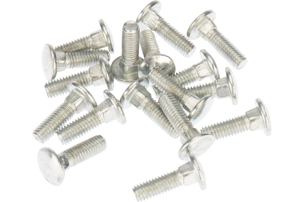 Болт мебельный KRANZ KR-01-3511-008, М6, 25 мм, 603 DIN