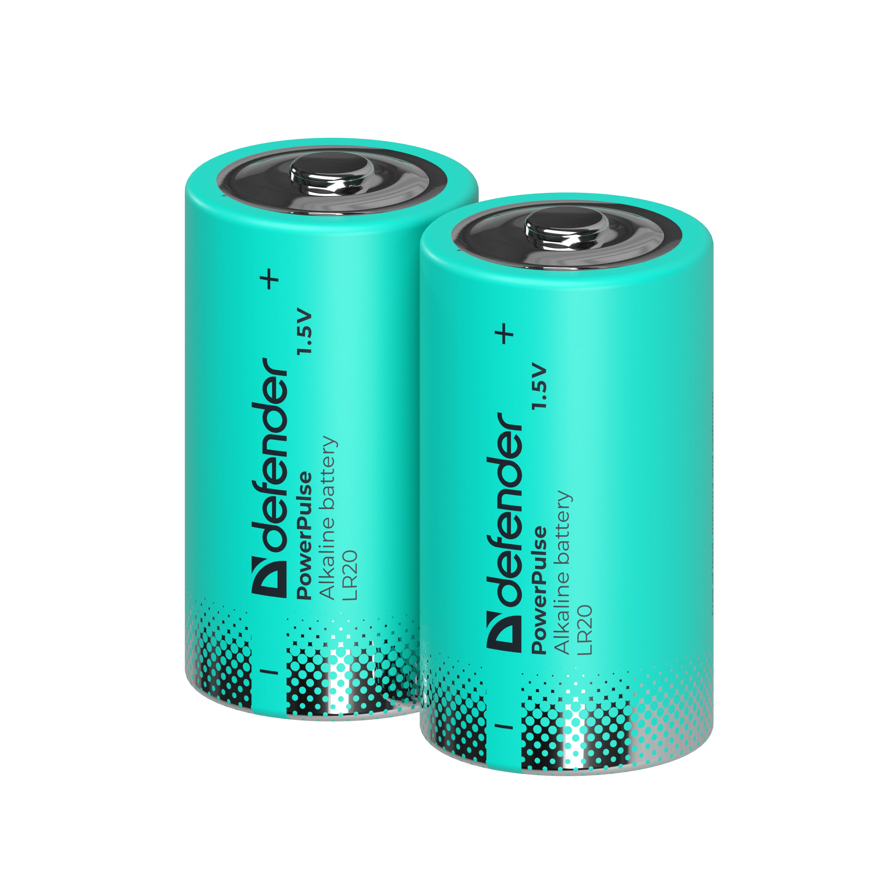 

Батарейка Defender PowerPulse, D (LR20), 1.5V, 2 шт. (56220)