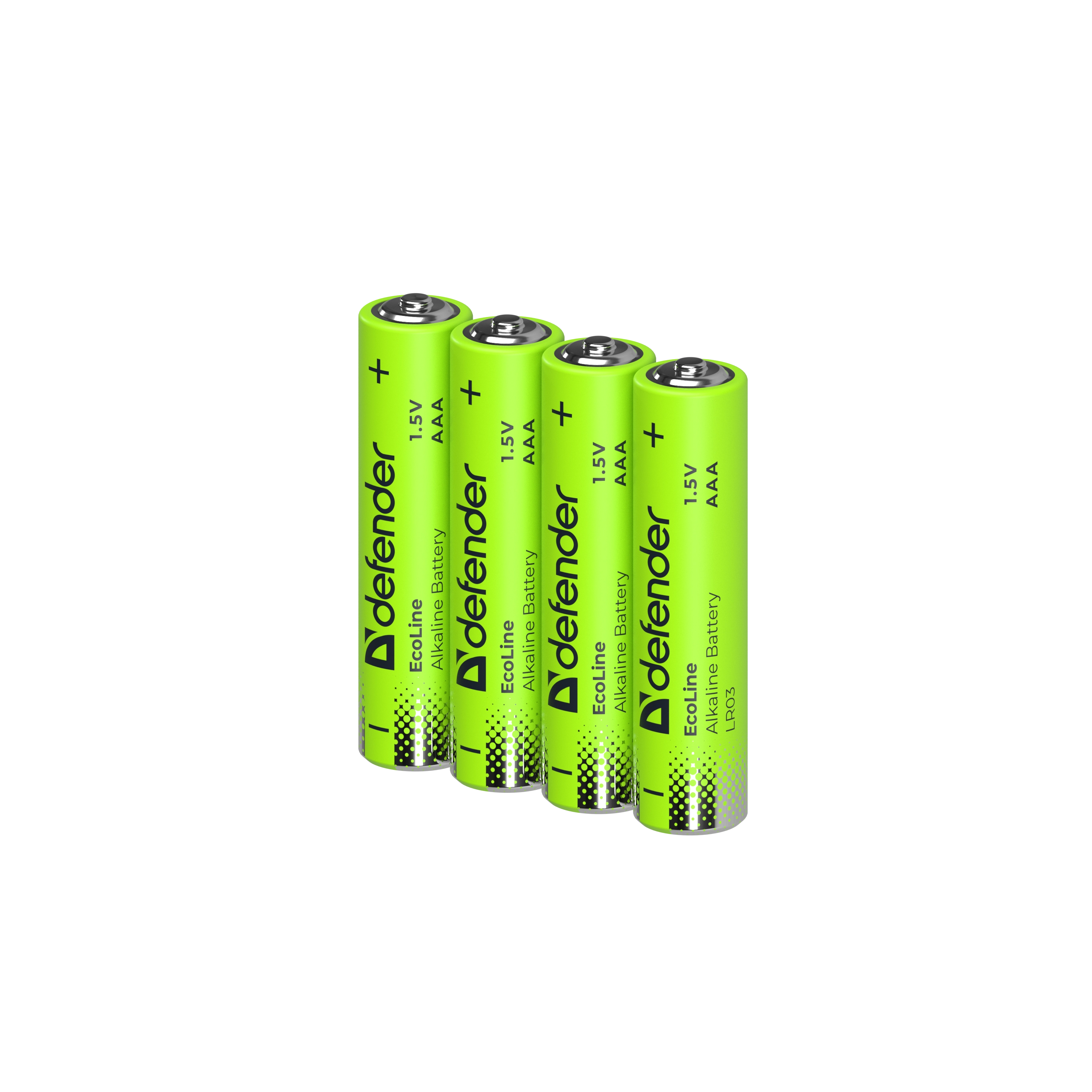 

Батарейка Defender EcoLine, AAA (LR03), 1.5V, 4 шт. (56021)