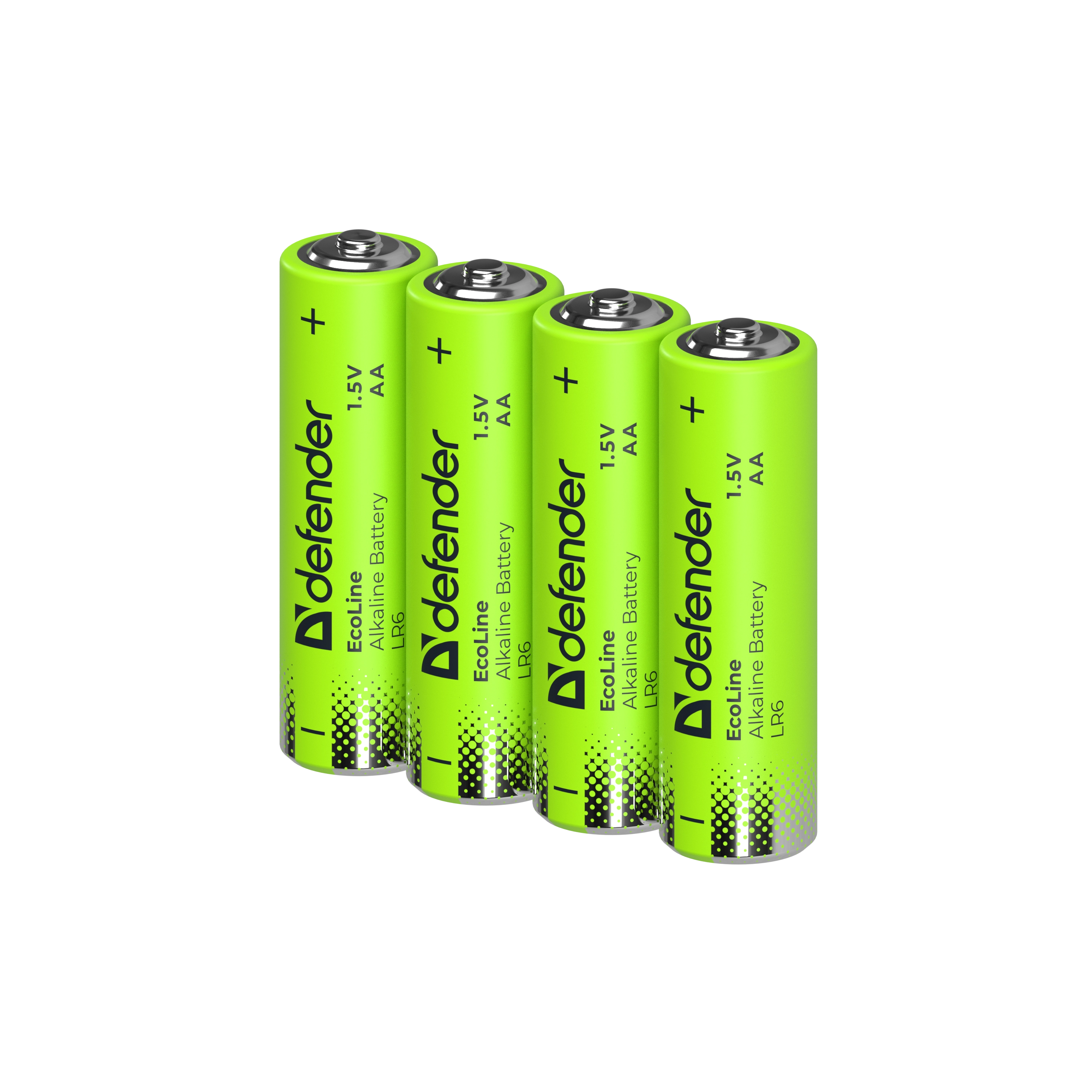 

Батарейка Defender EcoLine, AA (LR6), 1.5V, 4 шт. (56031)