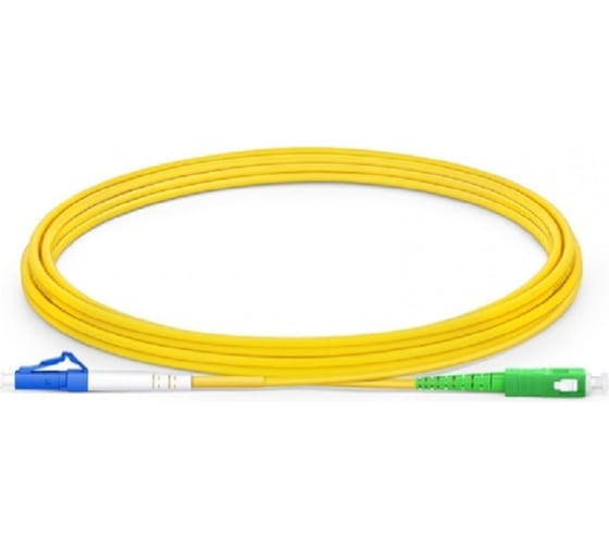 

Патч-корд оптический TWT, SC/APC-LC/UPC, одномодовый, 9/125, OS2, одинарный, 1 м, PVC, желтый (TWT-SC-LC/SAU-1.0)