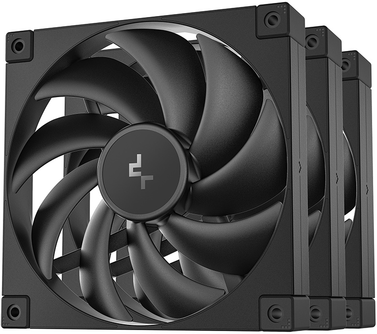 

Комплект вентиляторов Deepcool FD14-3 IN 1, 140 мм, 1650rpm, 25.6 дБ, 4-pin PWM, 3шт, черный, FD14-3 IN 1