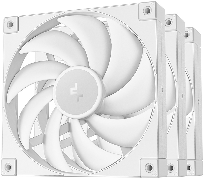 

Комплект вентиляторов Deepcool FD14 WH-3 IN 1, 140 мм, 1650rpm, 25.6 дБ, 4-pin PWM, 3шт, белый, FD14 WH-3 IN 1