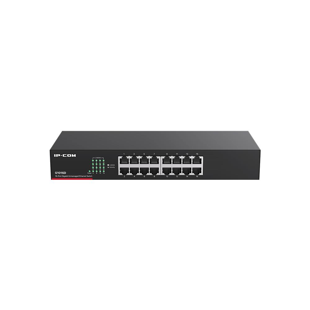 

Коммутатор IP-Com G1016D, кол-во портов: 16x1000, установка в стойку (G1016D), G1016D