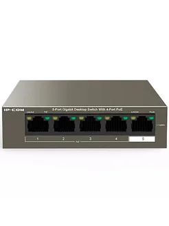 

Коммутатор IP-Com F1105P-4-63W, кол-во портов: 4x100, кол-во SFP/uplink: RJ-45 1x100 Мбит/с, PoE (макс. 63 Вт) (F1105P-4-63W), F1105P-4-63W