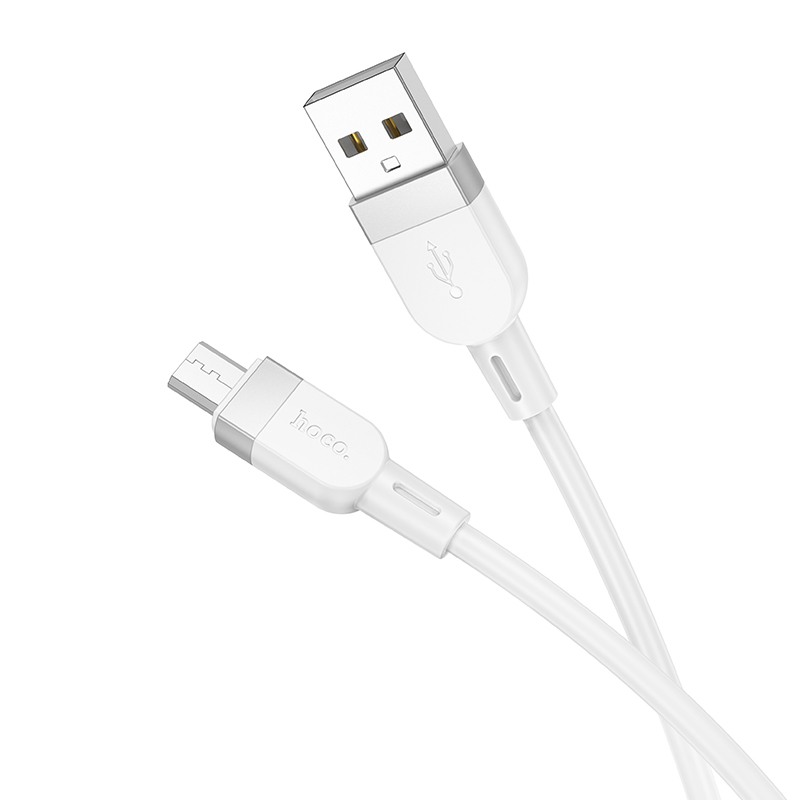 

Кабель USB-Micro USB, 2.4А, 1 м, белый, HOCO Energy X109 (6942007636230), X109