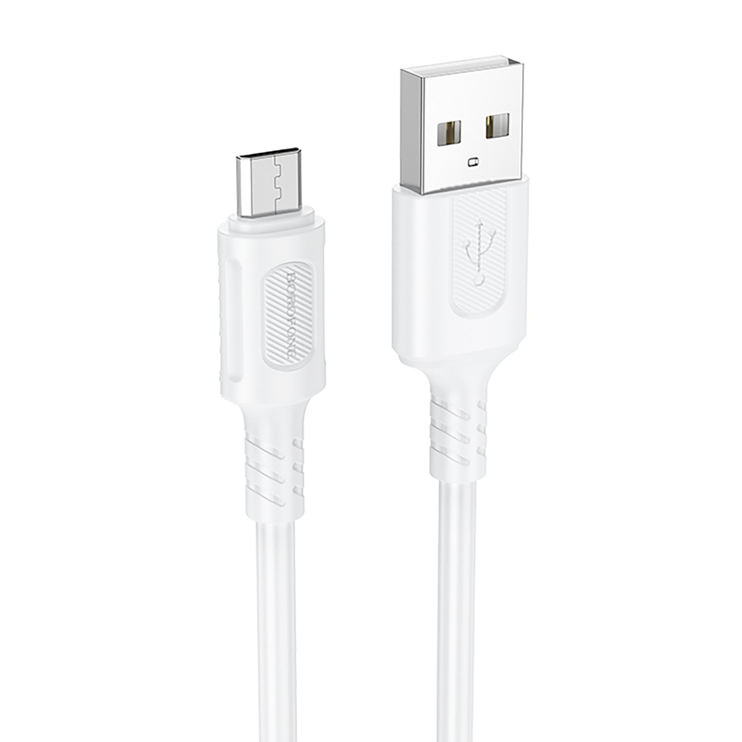 

Кабель USB-Micro USB, 2.4А, 1 м, белый, Borofone BX111, BX111