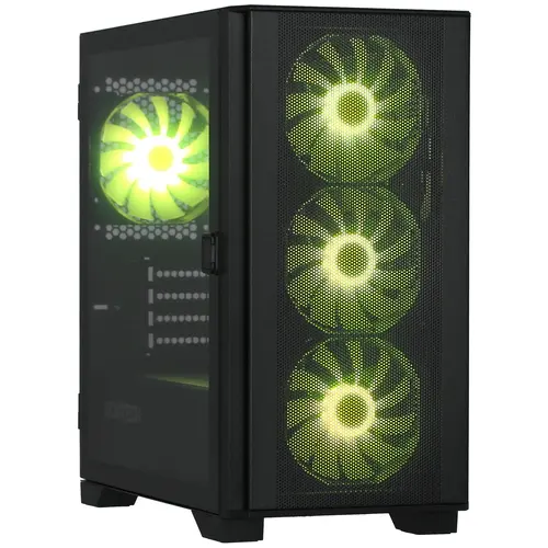 Корпус MONTECH AIR 100 ARGB, Mini-Tower, без БП, черный