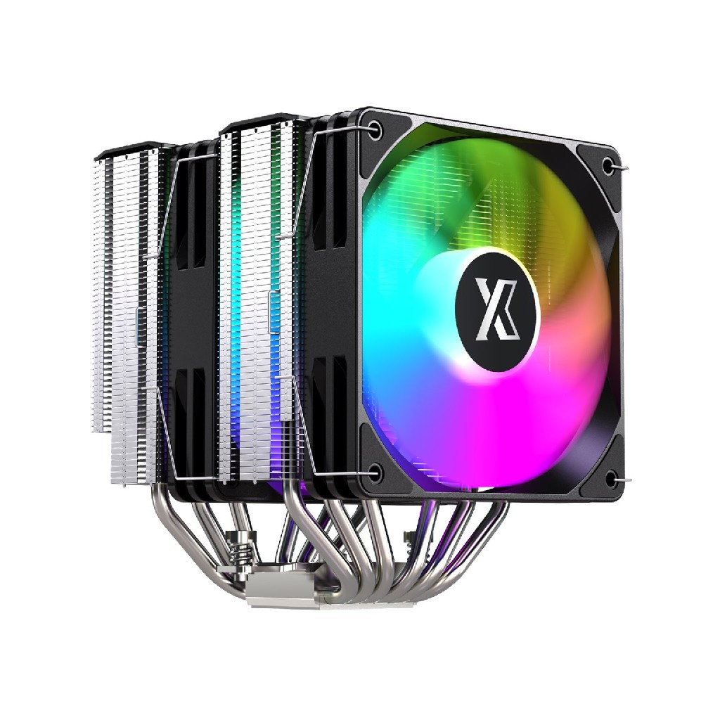 

Кулер для процессора XASTRA AX620 Basic ARGB для Socket/115x/1200/1700/1851/AM4/AM5, 120 мм, 1650rpm, 32.8 дБА, 265 Вт, 4-pin PWM, Al+Cu, ARGB (AX620-XXAFMX-GL), AX620 Basic ARGB