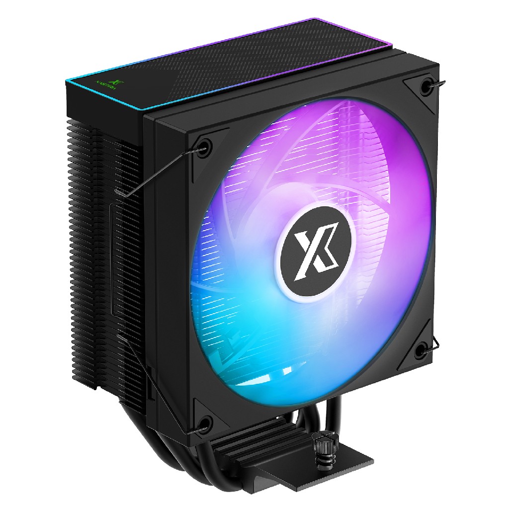 

Кулер для процессора XASTRA AR400 FRGB для Socket/115x/1200/1700/1851/AM4/AM5, 120 мм, 1800rpm, 31.6 дБА, 220 Вт, 4-pin PWM, Al+Cu, FRGB (AR400-BKSFPX-GL), AR400 FRGB