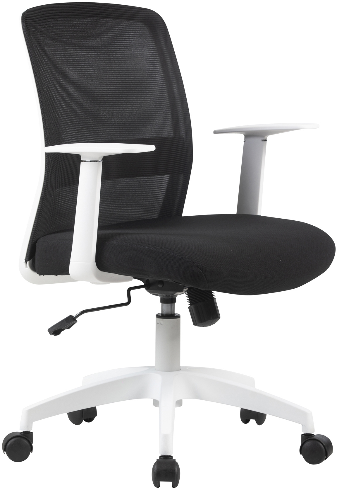 Кресло офисное CACTUS CS-WMC333-BK, черный/белый