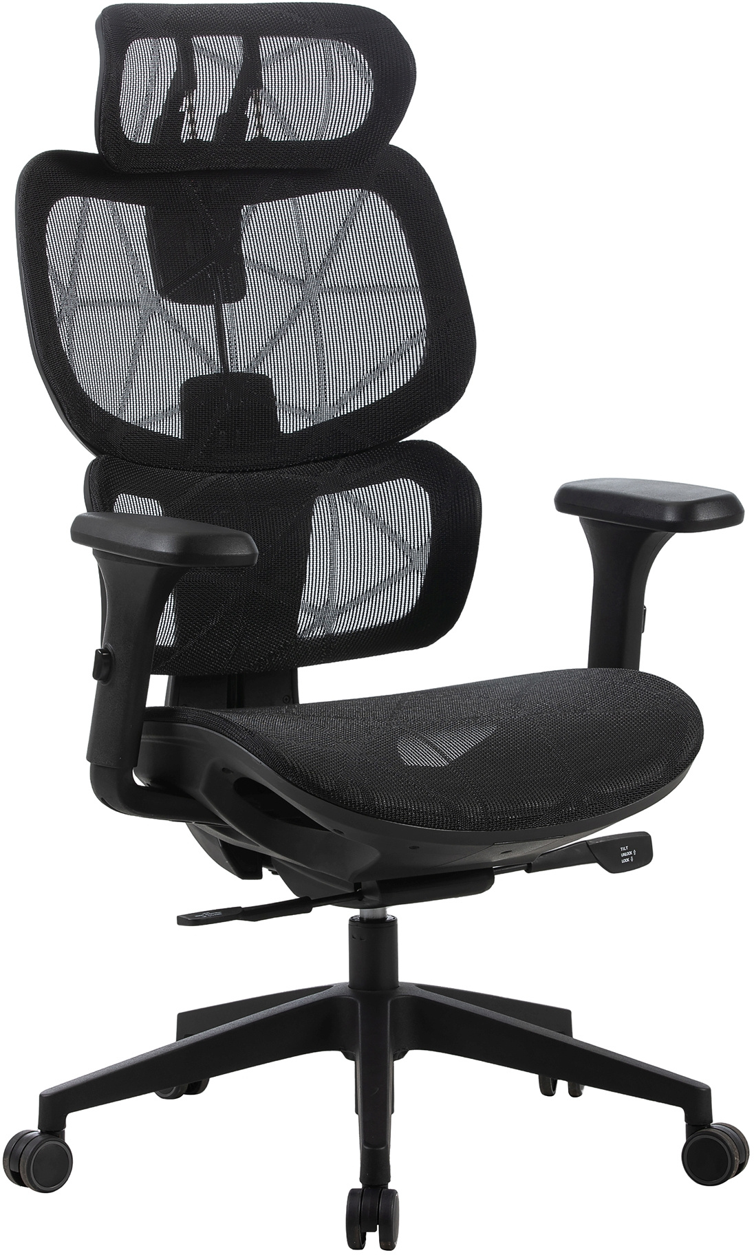 Кресло офисное CACTUS CS-MC555-BK, черный