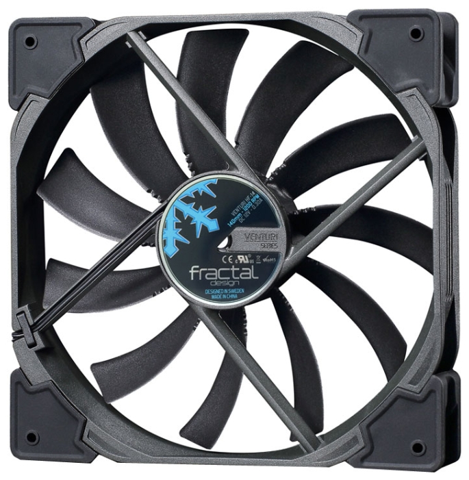 

Вентилятор Fractal Design Venturi Series HF-14 (140x140mm, 1200rpm, 26.5dB, 3pin), Venturi HF-14