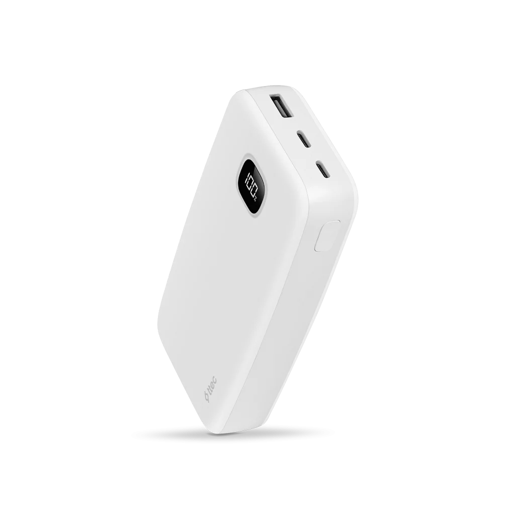 Портативный аккумулятор (Powerbank) TTEC ChargeUp Pro LCD PD, 20000 мА·ч, белый