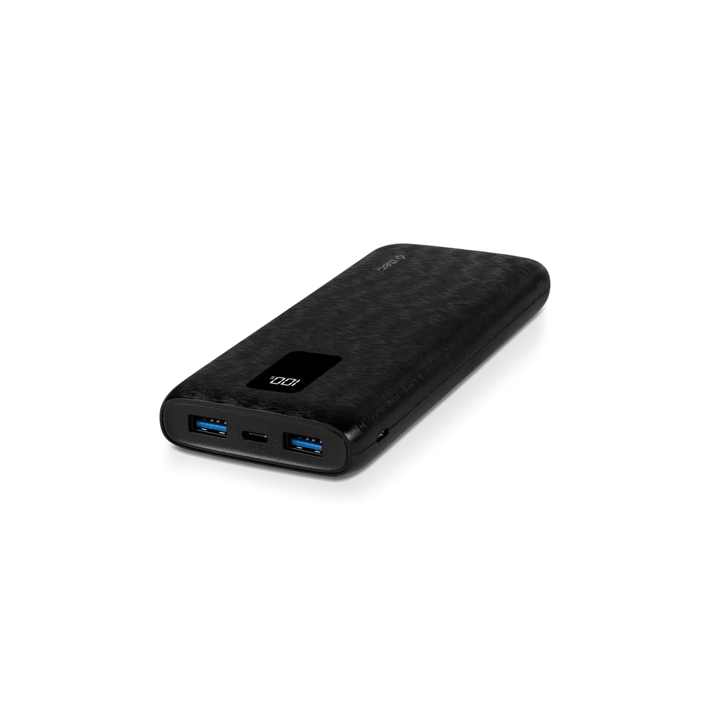 

Портативный аккумулятор (Powerbank) TTEC Powerslim Trio Lcd, 10000 мА·ч, 2xUSB, 2.1А, Type-C, QC, PD, черный (2BB202S), Powerslim Trio Lcd